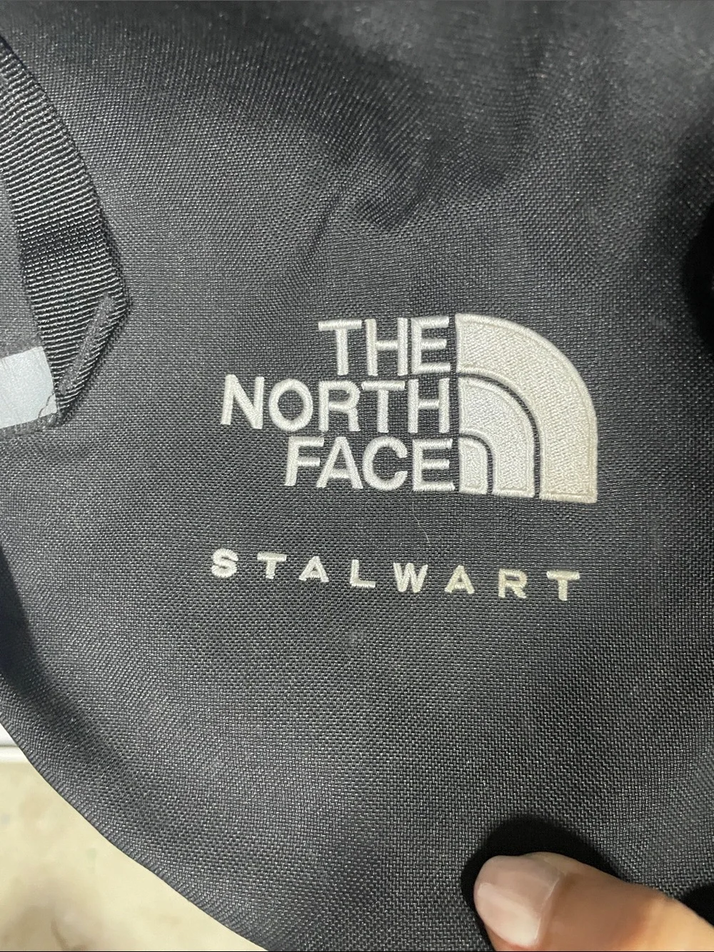 The North Face Black Stalwart WYLD Logo Backpack